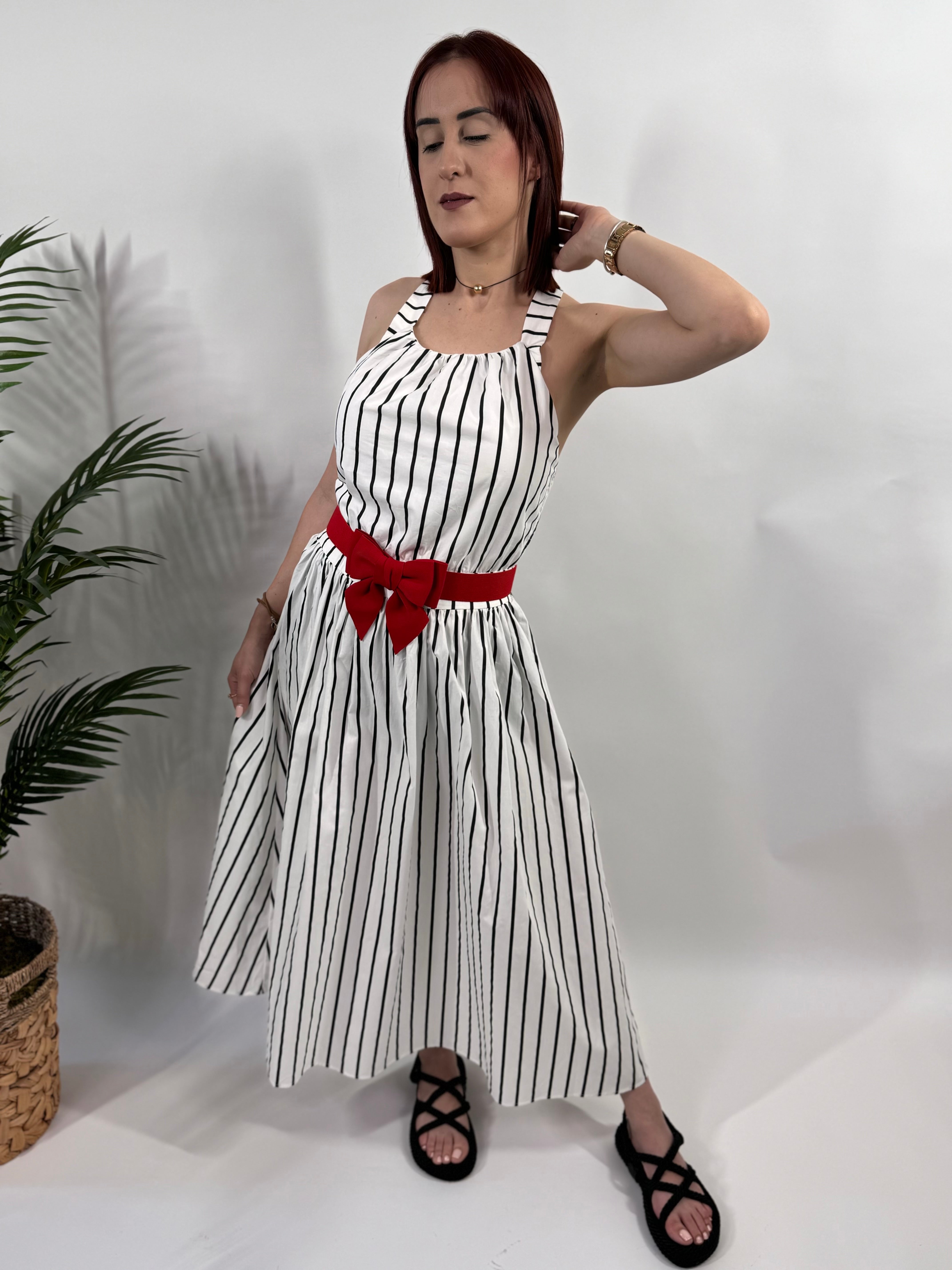 Cotton Stripe Dress