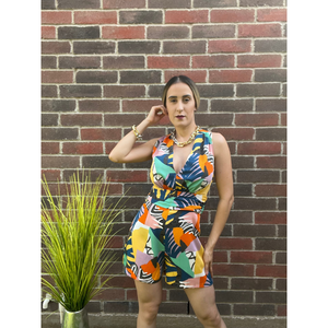 Tropical Colorful Romper