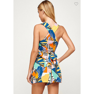 Tropical Colorful Romper