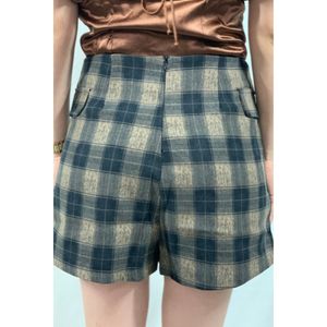 Plaid Printed Skort