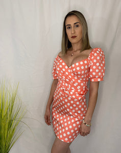 Polkadot Short Sleeve Dress