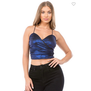 Royal Crop Top